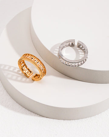 Cutout Open Band Ring