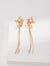 Flower Pearl Fringe Earrings