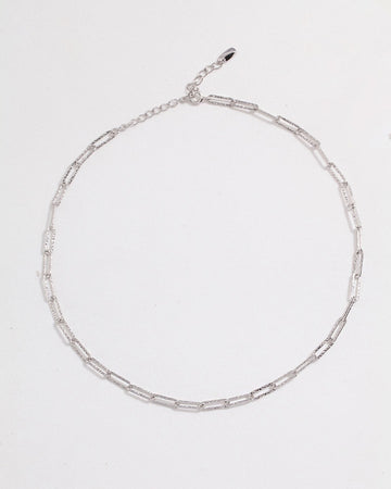 Minimalist Paperclip Chain Necklace