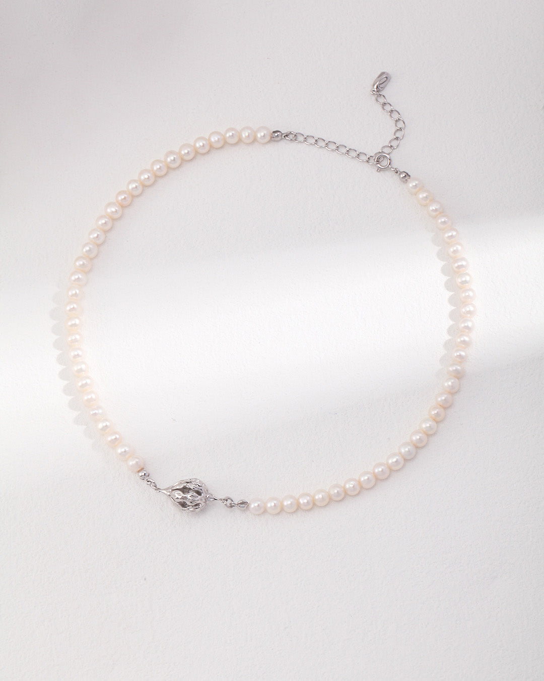 Pearl Necklace with Charm