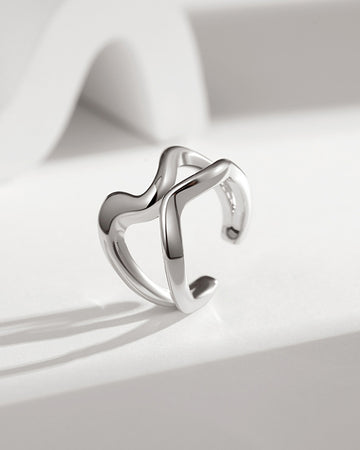 Double Curved Band Ring