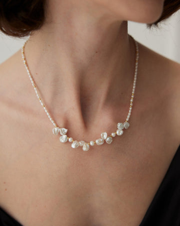 Irregular Pearl Necklace