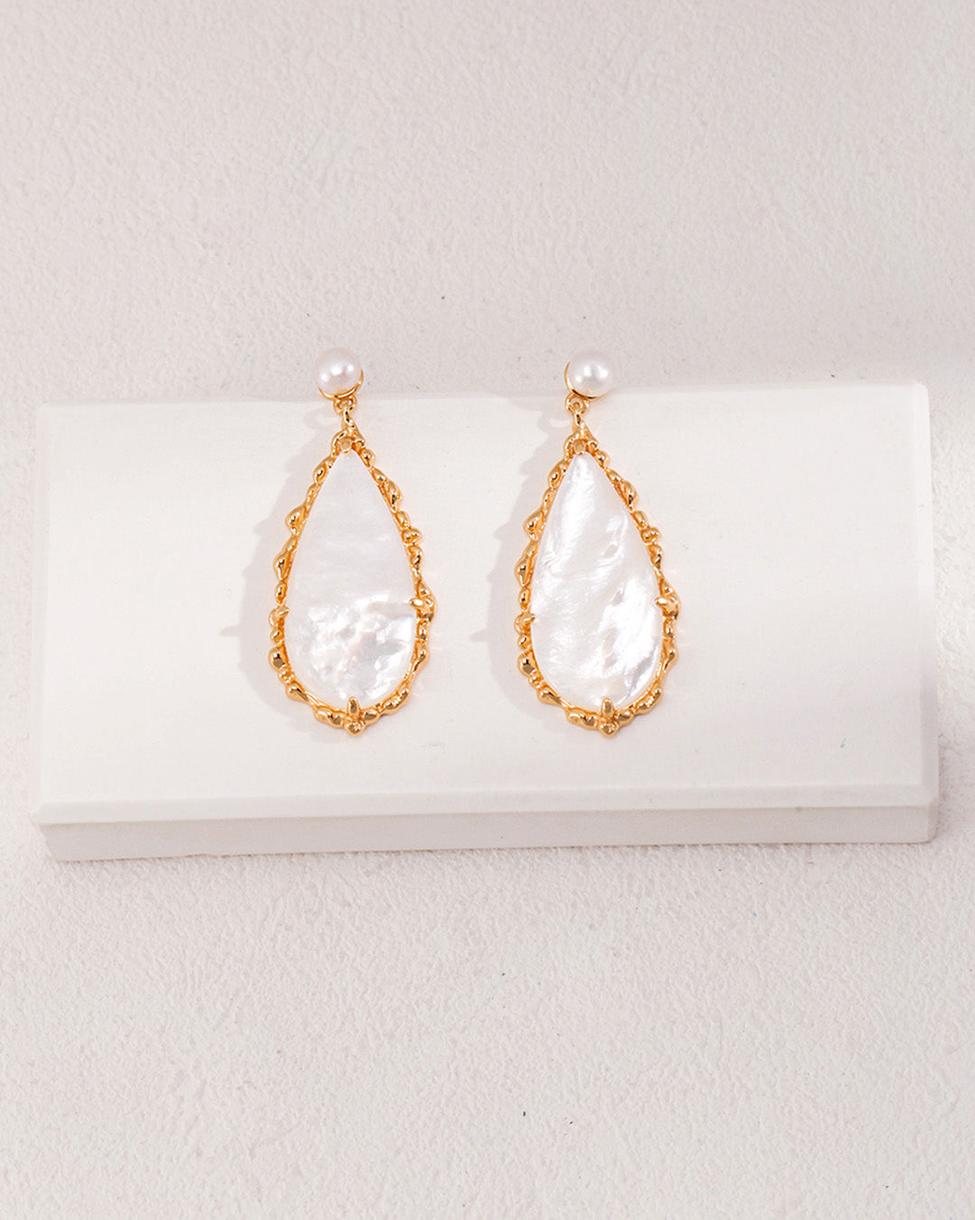 Teardrop Pearl Earrings