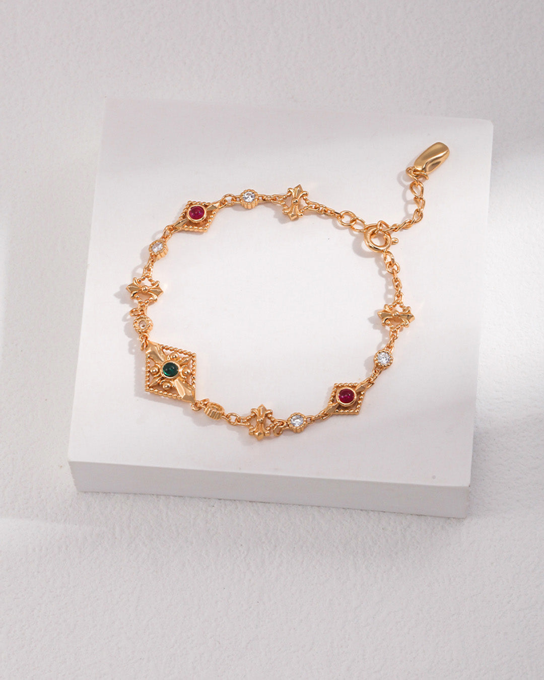 Luxury Gemstone Bracelet in Gold